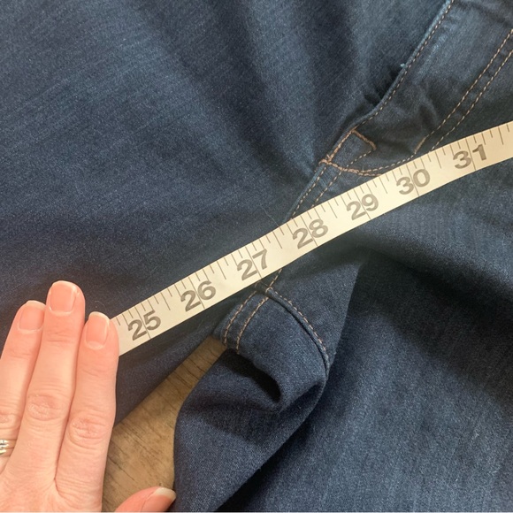 1822 denim dark wash stretch skinny - Picture 7 of 9